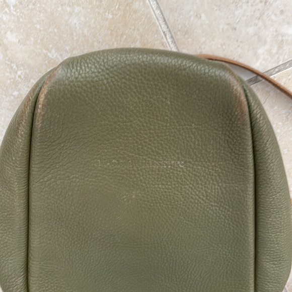Green Maggie & Rossetto leather backpack - Picture 4 of 5